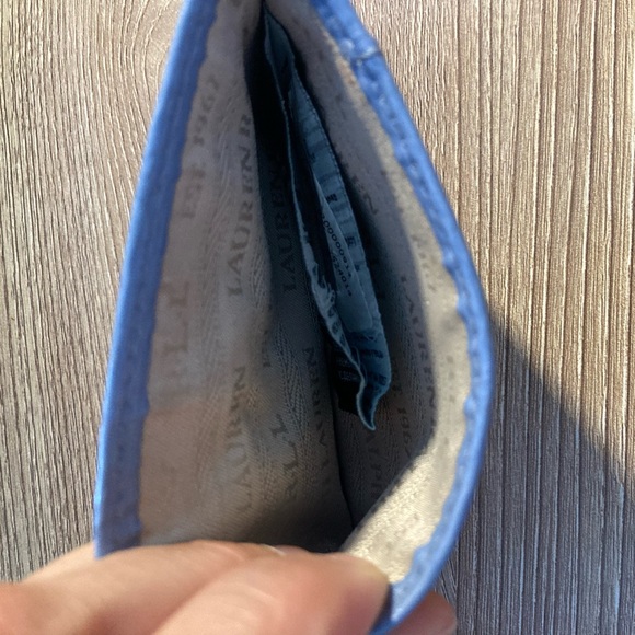 Ralph Lauren blue leather wallet cards - Picture 4 of 7